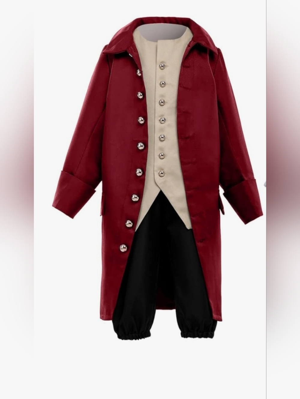 Boys Colonial 18th Century Costume Size 14